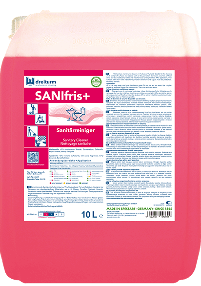 Dreiturm Sanifris+ Sanitärreiniger 10 Liter