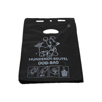 DEISS 55825 Hundekotbeutel 3 Liter schwarz (200x330+40x0,014mm) 1 VE = 2000 Stk.