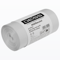 DEISS 36149 Müllbeutel 30 Liter weiß LDPE...