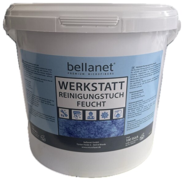 Bellanet Werkstattreinigungstuch feucht