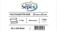 MEISTER SEPEX Falthandtücher V-Falz 1 lagig...