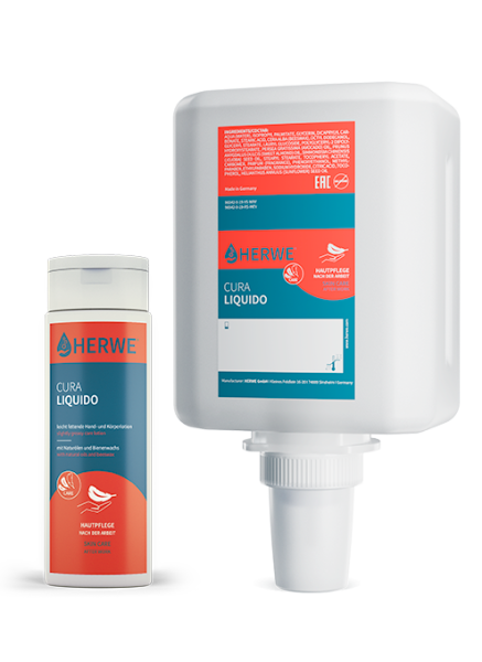 Hautpflegelotion Herwe Cura Liquido 1000 ml Hartflasche
