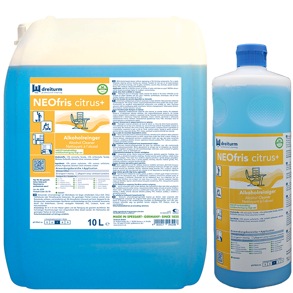 Dreiturm NEOfris citrus+ Alkoholreiniger 10 Liter