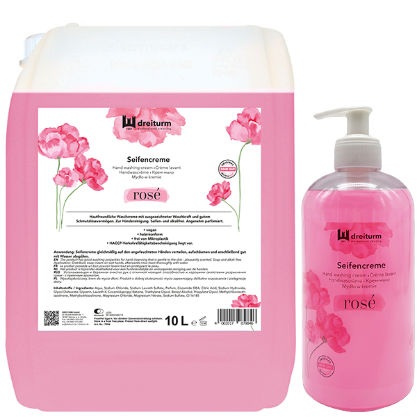Dreiturm Cremeseife Rose 10 Liter