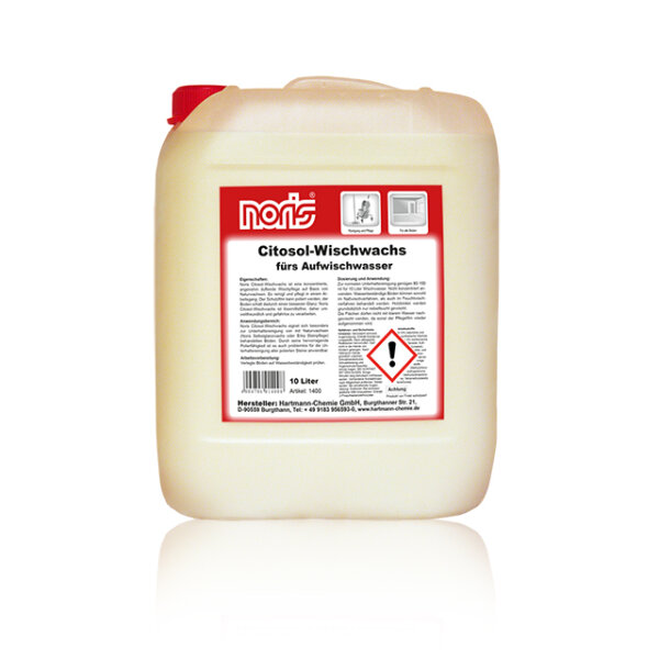 Noris Citosol Wischwachs 10 Liter