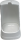WC Bürstenständer Glockenform Kunststoff weiss