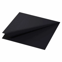 Zelltuchservietten 33x33cm 3 lagig schwarz 1/4 Faltung...