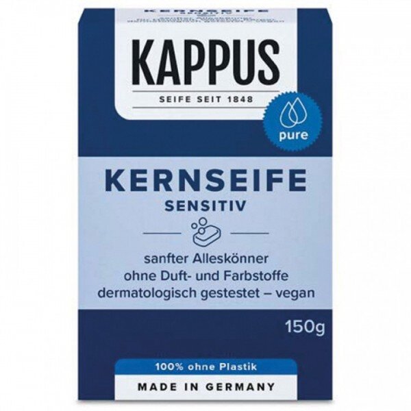 Kappus Kernseife Sensitiv 150g 18 Stk/ Krt.