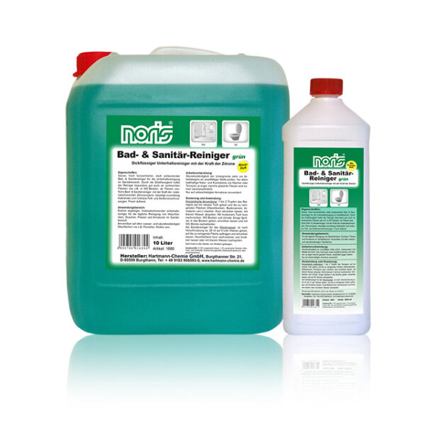 Noris Sanitär- und Badreiniger grün 10 Liter