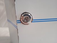 Falthandtuchspender Edelstahl silber