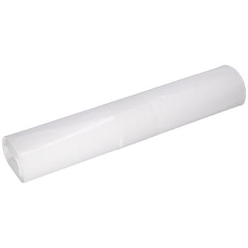 DEISS 36512 Müllbeutel 70 Liter weiss LDPE 0,02mm (630x850mm) 40 Stück/Rolle