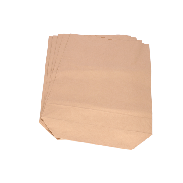 DEISS 07003 Papiermüllsack 120 Liter braun aus nassfestem Kraftpapier (700x950mm)
