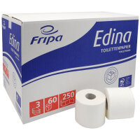 Fripa Toilettenpapier Edina 3 lagig hochweiß 60 x...