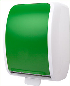 COSMOS Handtuchrollenspender Autocut weiss grün