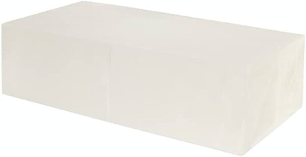 Zellstoff Servietten 32,5 x 32,5cm 1 lagig 1/8 Kopffalz 8 x 500 Stück