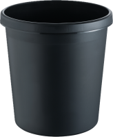 Papierkorb 18 Liter Kunststoff schwarz