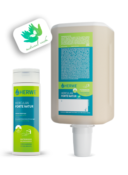 Handreiniger HERWE® HERCULAN FORTE NATUR 4 x 2000 ml für VIVA-Spender