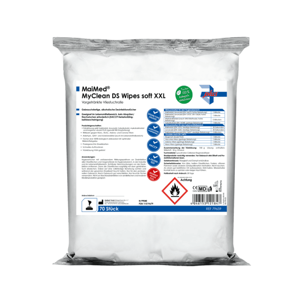 MaiMed MyClean DS Wipes soft XXL 6 x 70 Blatt